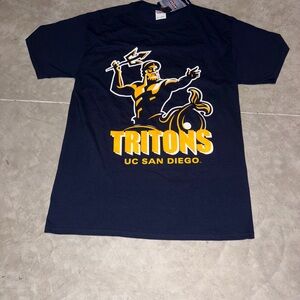 Jerzees UC San Diego Tritons Navy T-Shirt with Gold Logo